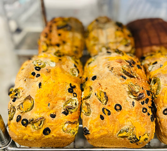 Jalapeno Olive Cheddar Loaf