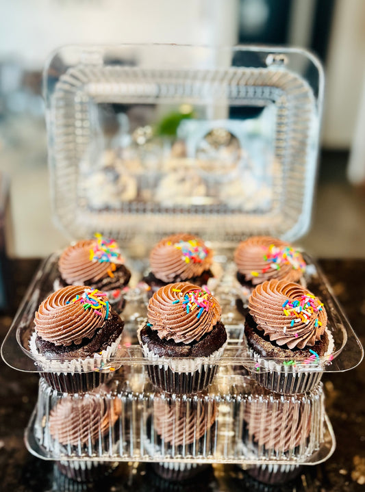 Chocolate Sprinkle Cupcake